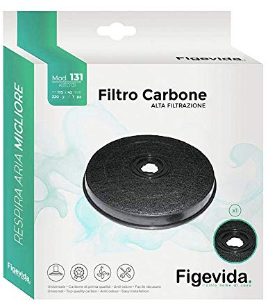 Filtro Carbone per Cappa Faber Ø 23.2 cm - Garanzia 24 Mesi Figevida