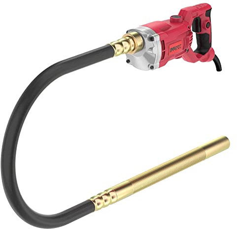 IMAYCC Elektrischer Betonrüttler, 1500W Innenrüttler Flaschenrüttler, 2M Vibrationsstablänge Betonvibrator, 4200 U/min Rührwellendrehzahl