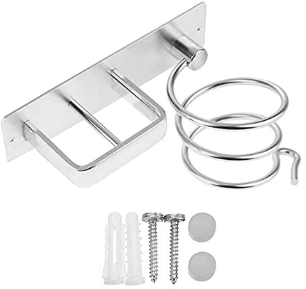 Luckxing Mensola portaphon a Parete Porta phon, Staffa Porta phon in Alluminio, Design a, con di Montaggio, per bagni, Hotel e Parrucchieri