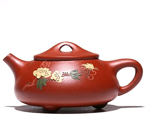 Teiera in Ghisa Teiera Giapponese 6.7oz/0.2L Teapot Original Mine Tea Pot Small Pot Tea Handmade Mud Painting Teapot Teiera Ghisa Teiera Cinese