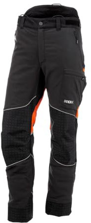 KOX Schnittschutzhose Performance Anthrazit/Orange Gr. 60