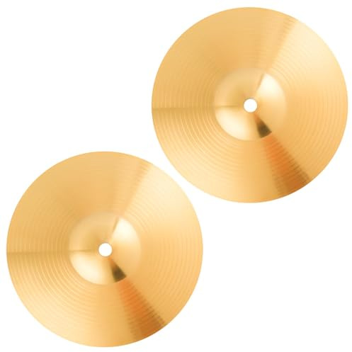ibasenice Platillos De De Latón Creativos 2 Piezas De 6 Pulgadas Parte De Batería Para Jazz Platillos Resistentes y Fáciles De Instalar Accesorios Para Percusión