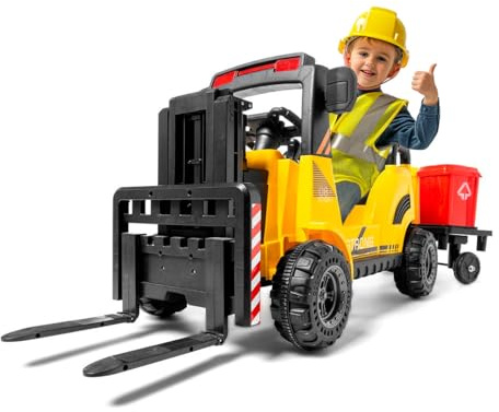 ATAA Chariot élévateur électrique Enfant Elevator 12V – remorque, 3-6 Ans