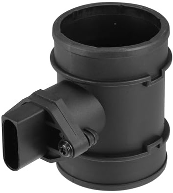 Partuto Luftmassenmesser Für Audi A2 1.2 1.4 TDi 1.6 FSI 20-25 1 Stück | Farbe Schwarz, Material Metall Kunststoff, Größe 12,5x9,8x7,5 cm, Lochdurchmesser 6,1 cm, OE-Nummer 057906461A