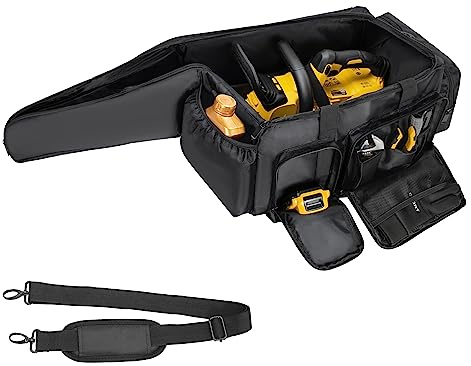 OUUTMEE Custodia per motosega, Nero , For 14 & 16 & 18 Inch (38.5x10x11), Tote