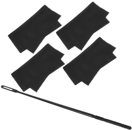 Toyvian Flötenreinigungstuch Mit Stab Für Querflöten Reinigungsset Zum Entfernen Von Schmutz Öl Und Wasserflecken Instrumentenpflegetuch Zum Saubermachen