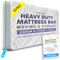 volila King Mattress Storage Bag with Zipper - 1 Pack Waterproof Mattress Cover for Moving - Mattress Bag to Protect Beds from Stains, Dust, and Pest Damage - Plastic Mattress Cover