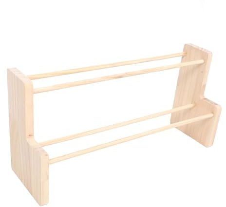 HAWILLOSCH Band-organizer Mit Ständer Und Aufbewahrung Für Bastelmaterial Geschenkpapier-rollenhalter Platzsparendes Regal Für Bänder Garn Und Mehr