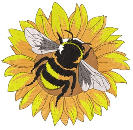HKLIOPU Cross Stitch Kits for Adults Mini Sunflower Bee,11CT Printed Cross Stitch Kits,Stamped Embroidery Kits for Adults Wall Art Home Decoration 12x12 Inch (LZ187)