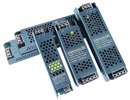 BASSFLY Transformador LED, Fuente de alimentación de Corriente Constante de 24 V y 60 W for Tiras de LED giratorias, for proyectos de Publicidad y Tiras de Luces.(24V60W)