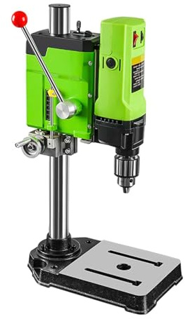Electric Bench Drill Press, Adjustable Portable Workbench for DIY Furniture and Woodworking Projects