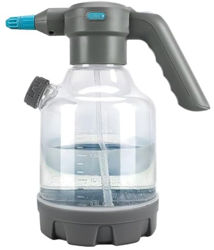 Jnchdghwa Regadera Eléctrica Recargable de 3 L con Boquilla Ajustable y Antideslizante para Jardinería.