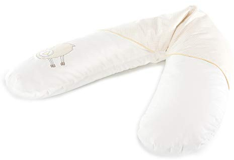 Theraline Stillkissen mit Mikroperlen Schaf beige