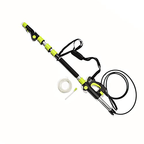 AVA Telescopic Lance, 4m Extension Pole for Window Cleaning, Pressure Washer Jet Cleaning Attachment, Roof Cleaner Accessory with Shoulder Strap, for Gutter & Conservatory