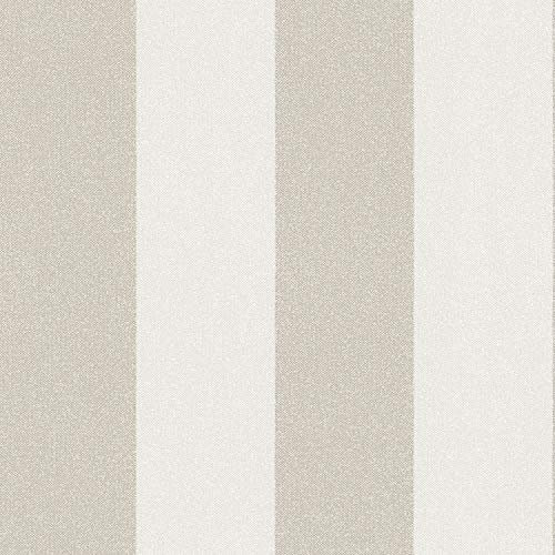 Carta Da Parati A Righe New Elegance Carta da parati tessuto non tessuto 10.05 m x 0.53 m Beige Crema Prodotto in Germania da A.S. Création 375543 37554-3