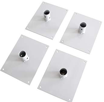 Stabilezelte XXL Standfussplatten zur Beschwerung von Partyzelten und Pavillons 4er Set