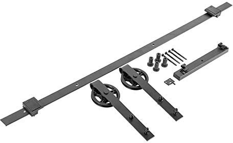 GTV Soft Close Top Hung Sliding Door Track System Gear Single Door kit 100kg