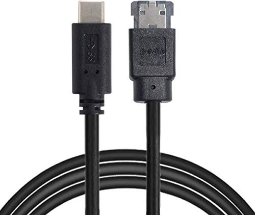 cablecc USB-C auf Power Over eSATA DC5V Adapter USB 3.0 auf HDD/SSD/ODD eSATAp Konverterkabel