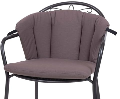 Kettler Polen KETTtex 2085 Auflage für Royal Garden MWH Sessel Elegance Taupe-grau Sitzpolster (ohne Stuhl)