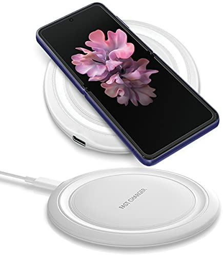 QI Wireless Ladegerät 15W kompatibel mit Samsung Galaxy Z Flip 8 7 / FE 6 5 4 3 Fold 8 7 6 5 4 3 2 Ladestation 15W Ladematte Kabellos Charger Induktives