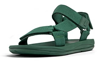 Camper Men's Match K100539 T-Strap Sandal, Dark Green 022, 42 EU