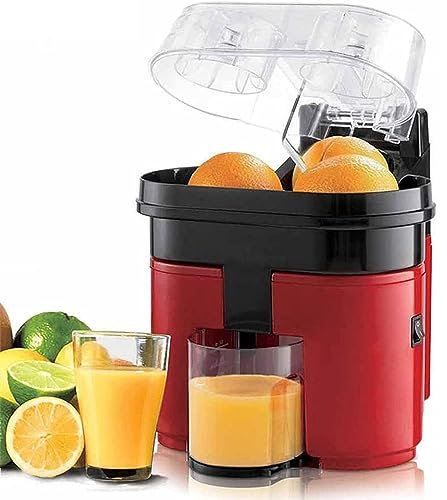 Exprimidor Eléctrico Doble De Cítricos, Exprimidor Profesional De Naranjas Y Limones 90W, con Válvula Antigoteo, Exprime 6 Naranjas En 1 Minuto