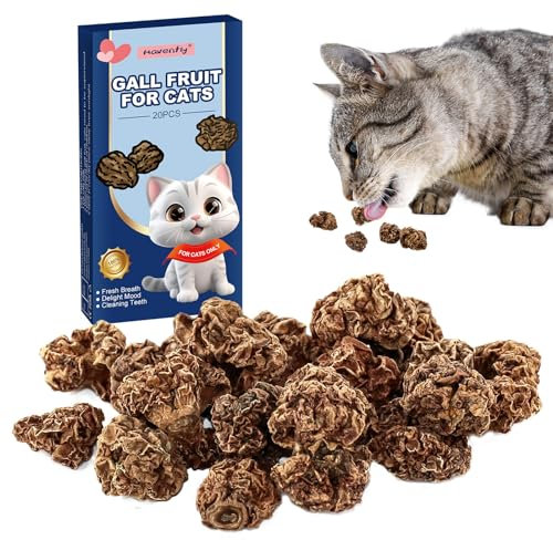 Havenfly Matatabi Früchte Spielzeug für Katze, Zahnreinigung Dentales essbares Kätzchenspielzeug Katzen Zahnreinigung(20PCS)