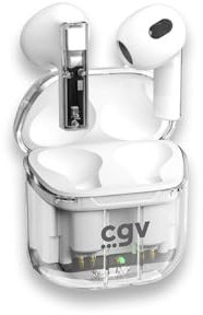 CGV | Urban Ghost – Écouteurs Intra-Auriculaires sans Fil, True Wireless, avec technoilogie ENC et contrôle Tactile - 30 Heures d'autonomie