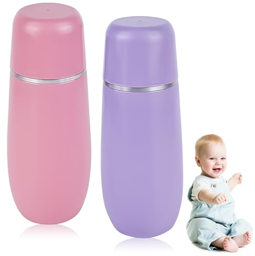 Easy-Bidet Lot de 2 douches intimes 400 ml avec couvercle, remplace les lingettes humides et les toilettes de douche, douche intime moderne, lit de semaine, bidet de voyage portable pour femmes