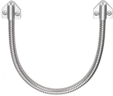 Haosie Boucle de porte en acier inoxydable 45cm | Montage exposé, Câble de contrôle d'accès, Protecteur de ligne, Défenseur
