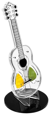 Plektrenhalter für Gitarre, Plektrenhalter für Gitarre, transparenter Display-Rahmen für Gitarrenplektrum, kompakter Plektrenhalter zum Sammeln, effektive Aufbewahrung