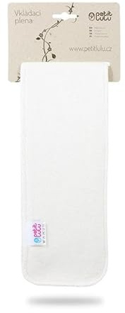 Petit Lulu Bambus Windel Einlage lang für OneSize Höschenwindel | AI2 | Wiederverwendbar und waschbar | 55x10 cm | hergestellt in EU (1 Stück)