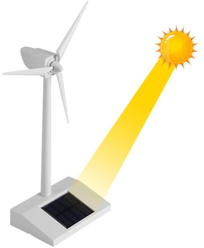 Jouet Éolienne Solaire - Jouet Éolien Solaire - Décoration de Bureau Outil Pédagogique | Décoration Jardin