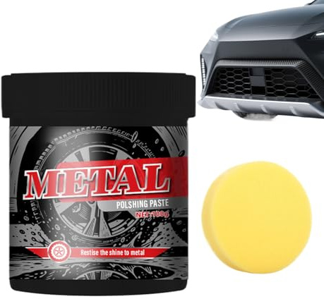 Generisch Metal Coating Protection with 100 g Car Iron Paste Rust Remover for Trucks SUV Motorcycles Bicycle Brass Copper Silver Jewellery Kitchen Utensils Tool Hinges