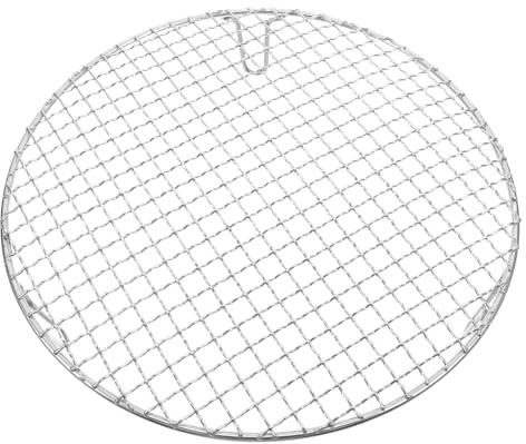 TOYANDONA Griglia Rotonda per Barbecue in Acciaio Inox 305 CM Piedini Stabili Griglia da Tavolo Multiuso per Cottura a Vapore e Arrosto per Barbecue a Carbone e Campeggio all’Aperto