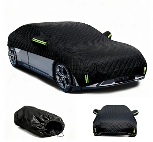 Half Car Cover for Jaguar XK(2007-2015),Winter Car Cover,Thickening Anti-Hail Waterproof Outdoor Covers All Weather zdefbf56