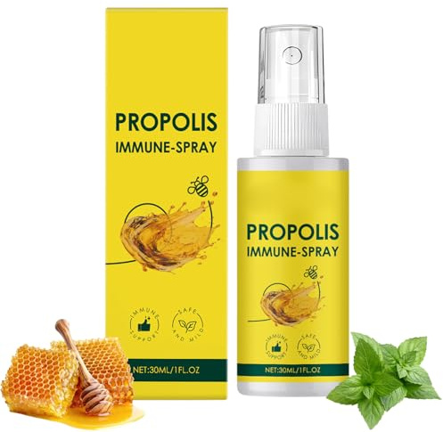 Lutateo Mund- und Rachenspray, Propolis Halsspray, Propolis Spray, Mundspray für Hals, Mund und Rachen (1er Pack - 30 ml)
