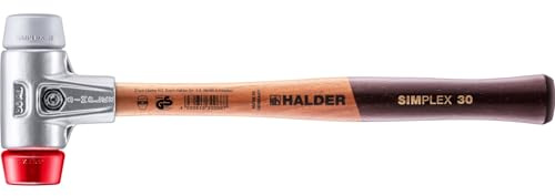SIMPLEX-Schonhammer, TPE-mid/Plastik; mit Aluminiumgehäuse und hochwertigem Holzstiel | D=30 mm | 3136.030