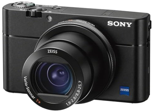 Sony RX100VA (NEWEST VERSION) 20.1MP Digital Camera: RX100 V Cyber-shot Camera with Hybrid 0.05 AF, 24fps Shooting Speed & Wide 315 Phase Detection - 3” OLED Viewfinder & 24-70mm Zoom Lens - Wi-Fi