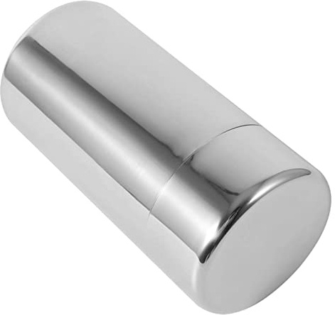 Tyenaza Tea Canister, Double Seal Stainless Steel Tea Tin Canister with Airtight Double Lids for Loose Tea Coffee Candy Herbs and Spices Storage(l)