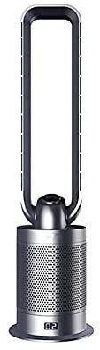 Ventilador de torre de pie de 95cm de alto，Ventilador sin aspas， Ventilador de torre oscilante120°，Purificador de aire con ventilador，con control remoto，temporizador hasta 9 horas ( Color : Gray )