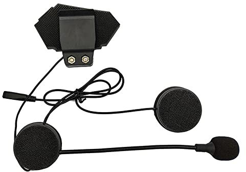 Motorcykel hjälmheadset Bluetooth, motorcykelhjälm headset trådlöst Bluetooth V4.2 intercom hörlurar handsfree vattentätt stereoheadset med mikrofon autosvar kommunikationssystem
