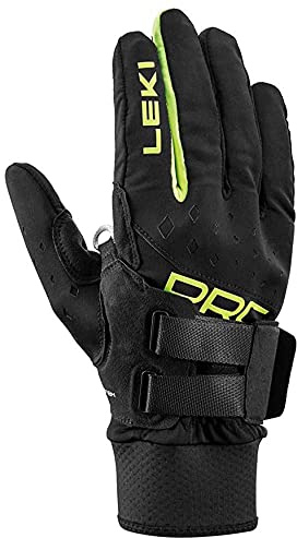LEKI Men's PRC Shark Cross-Country Ski Gloves Black 9