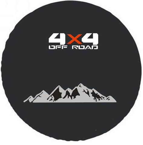 Aolowewin for Toyota RAV4, Honda CR-V, Jeep Compass Liberty Spare Tire Cover (4X4 Off-Road), Spare Wheel Cover Protector, Fit Most of SUV, Trailer, RV (M: 225/65R17, 225/70R16, 235/60R18)