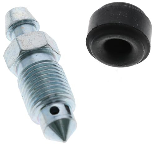 1x Bremssattel Entlüfterschraube Entlüftungsventil M10x1x34 mm SW10 mit Kappe