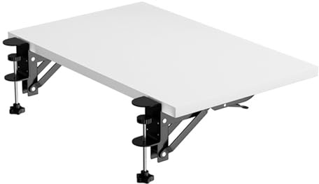 Zenithuxe Ergonomische Schreibtisch-Verlängerung.Computer-Tischverlängerung geeignet für Büro.Ellenbogen-Armstütze.Es müssen Keine Löcher gebohrt