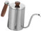 KICHOUSE Cafetera De Cuello De Cisne De 600 Ml Tetera Plateada Práctica Y Portátil Para Preparar Té Y Café