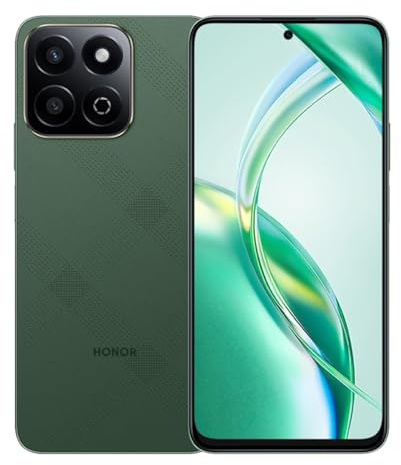 HONOR 200 Smart Smartphone 5G 4GB 256GB 6.8 Schermo Resistente alle cadute IP64, 5200mAh Battery, 300% High-Volume Mode, 50MP AI Carmera, Snapdragon 4 Gen 2, Android 14, Dual SIM, Verde