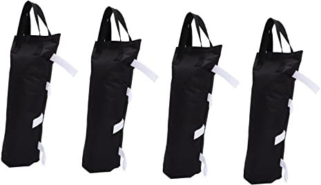 TOYANDONA 4piezas Contrapeso para Toldo De Arena para Patas De Carpa Base De Peso para Exteriores Bolsa De Contrapeso para Carpa