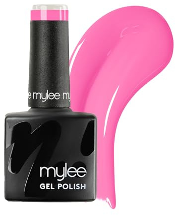 Mylee Gel Nail Polish 8ml [Pink Paradise] - UV/LED Soak-Off Nail Art Manicure Pedicure for Professional, Salon & Home Use [Pink Range] - Long Lasting & Easy to Apply